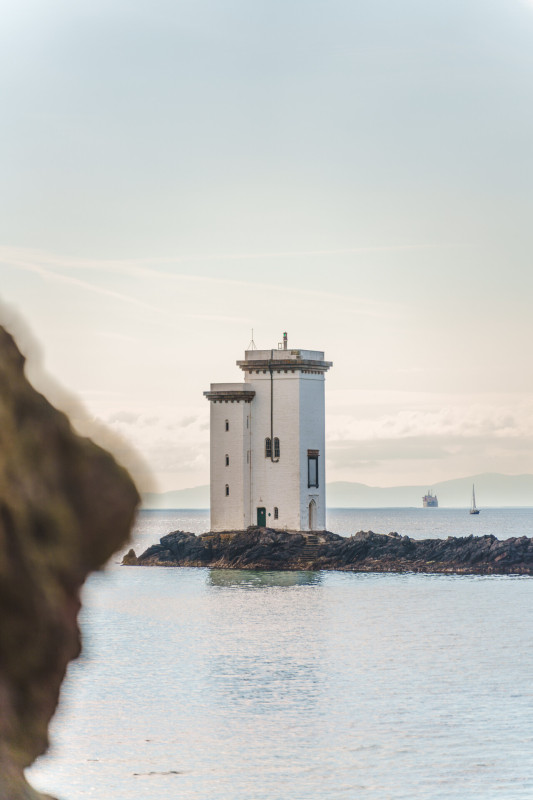 Carraig Fhada lighthouse on Islay