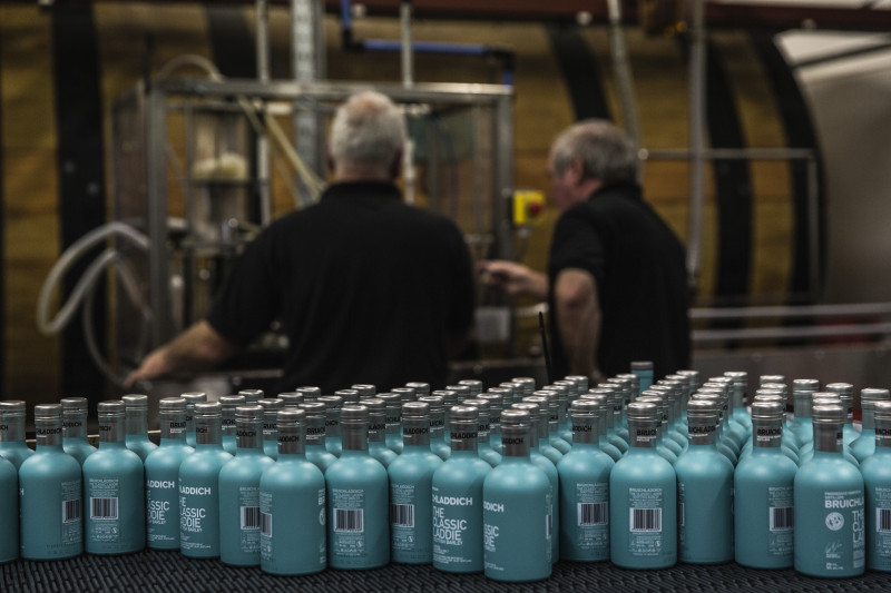 Bruichladdich distillery interior