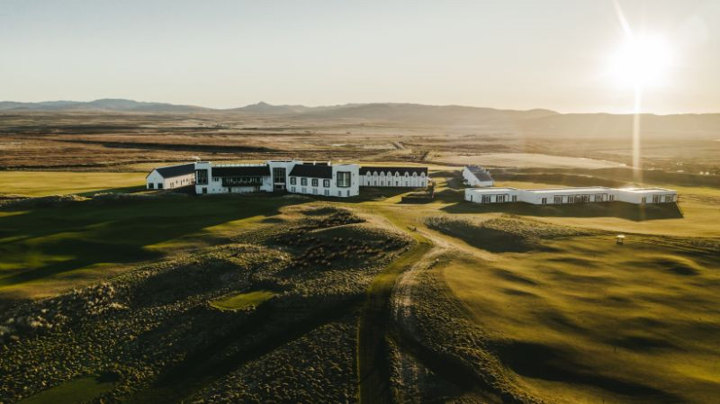 Another Place, The Machrie aerial shot
