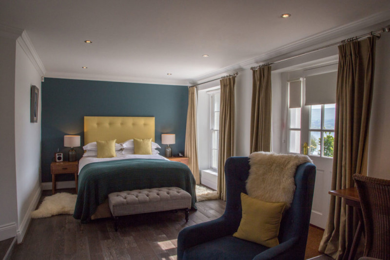 Lake cottage sitting room