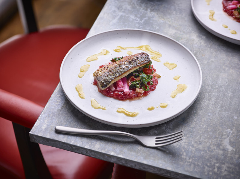 Chard-cured Mackerel