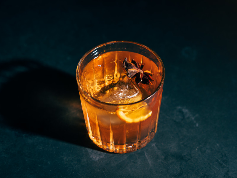 Image for Christmas old fashioned cocktail blog post