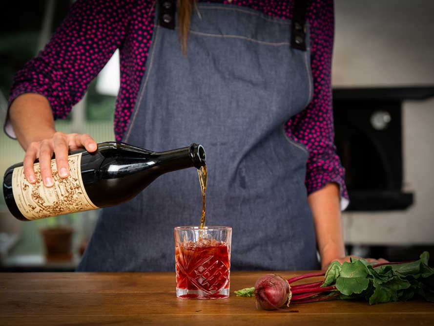 image of pouring wine