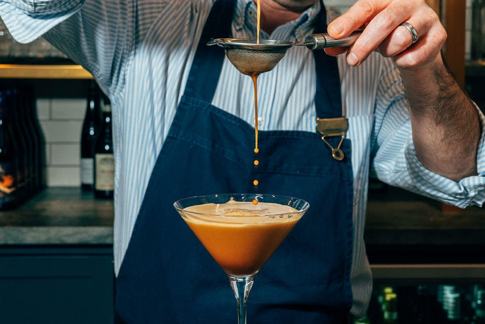 living space espresso martini cocktail