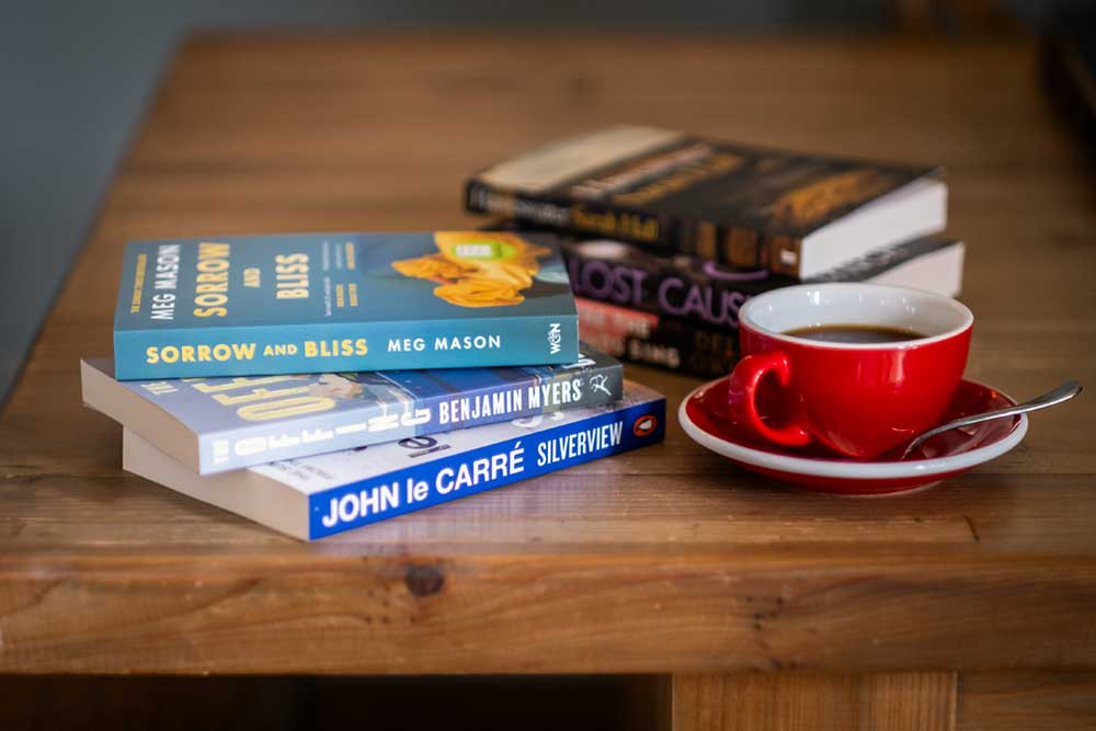 Library Another Place coffee and books