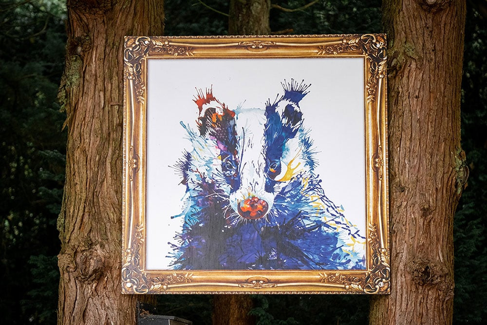 image of a badger art