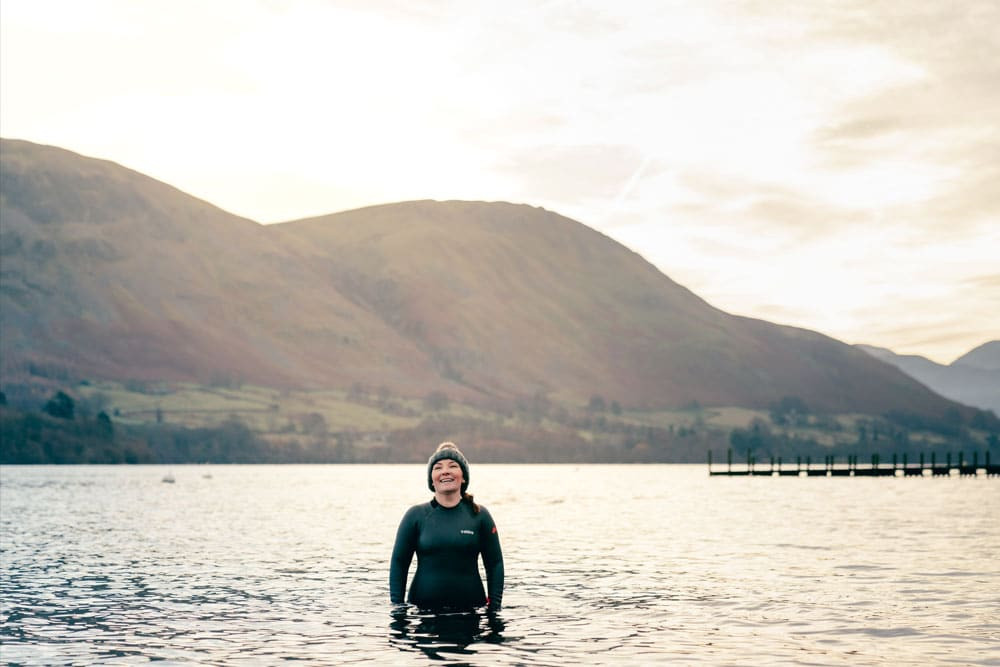 winter wild swimming ullswater 