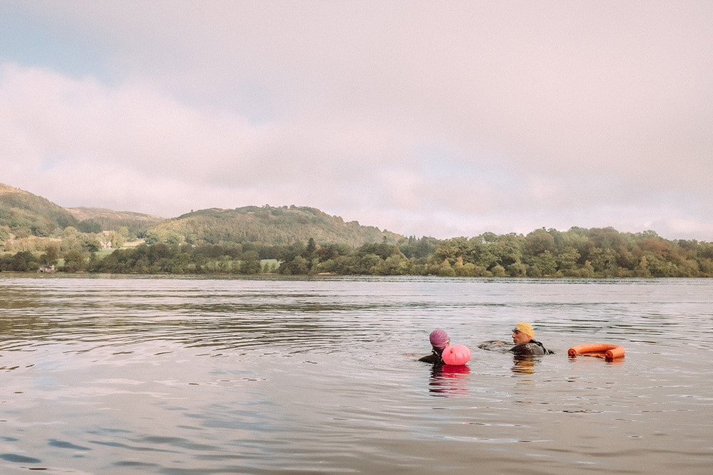 swimming with Colin hill