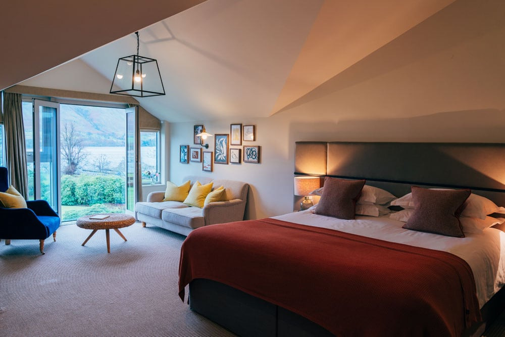 lake view hotel bedroom ullswater