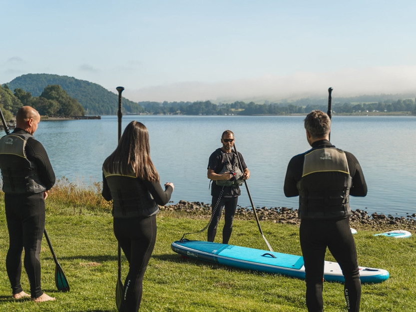 image of paddle board instructor 