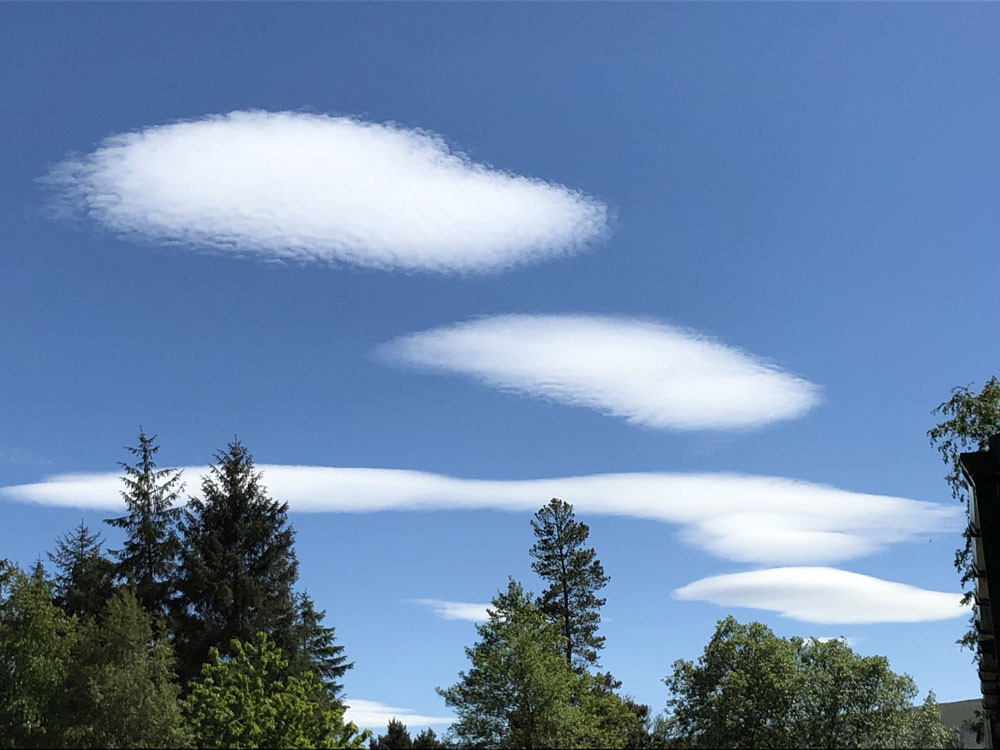 A host of lenticulararis over ulllswater the lake district