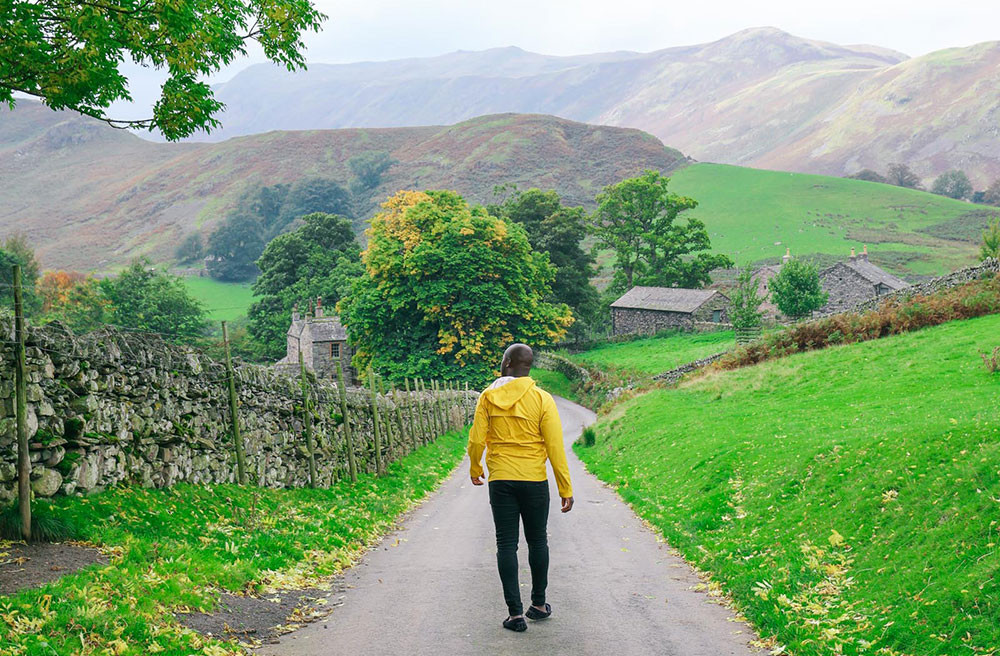 Hand luggage only walking Lake District
