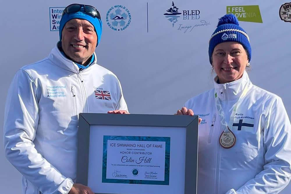 Colin Hill ice swimming hall of fame