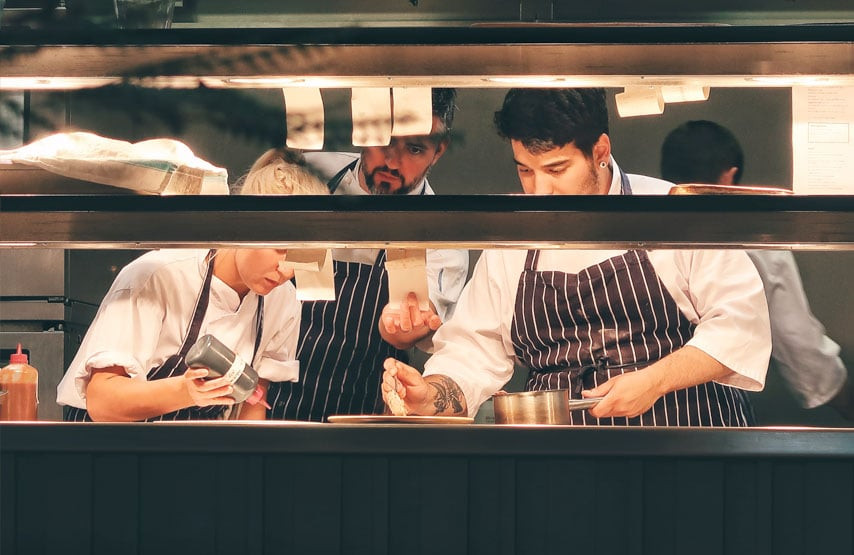Image of people cooking