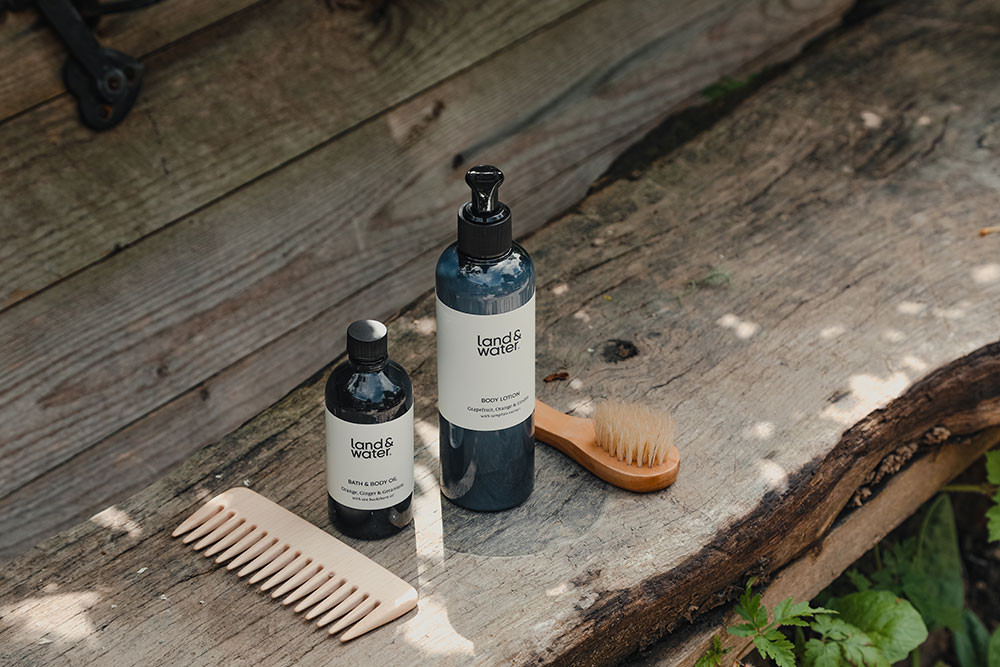 land and water body lotion