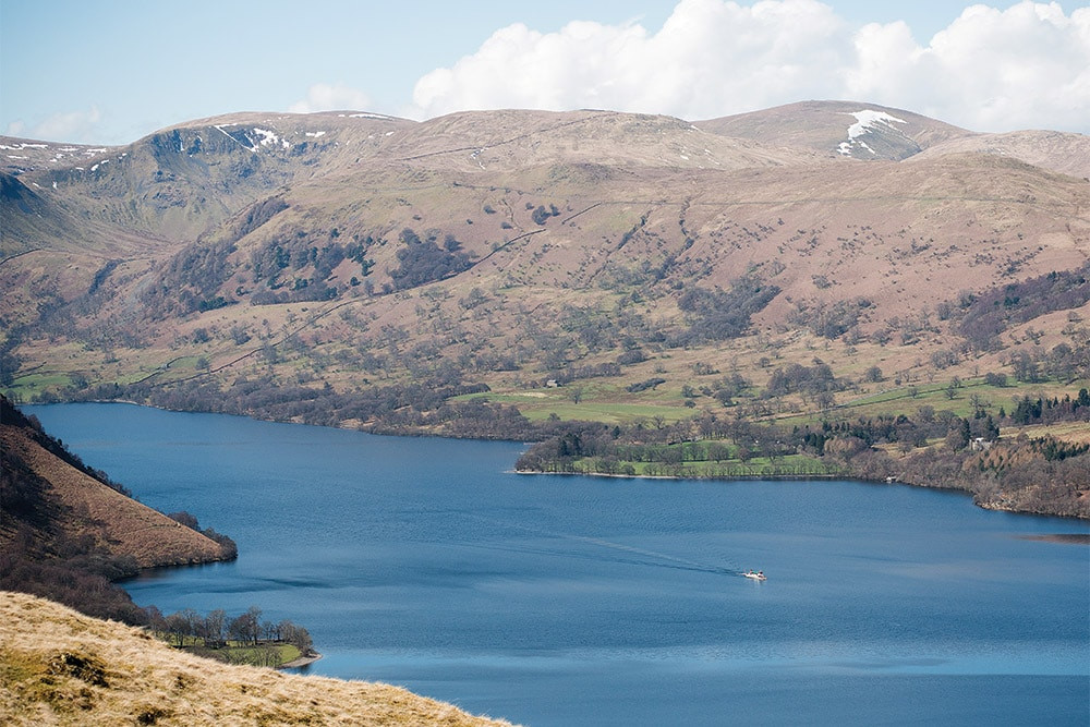 Ullswater steamer on the lake