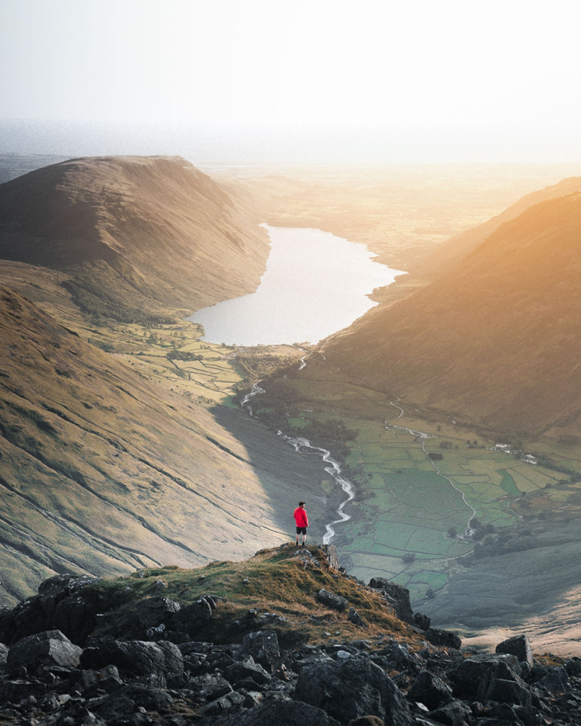 sunrise over ullswater