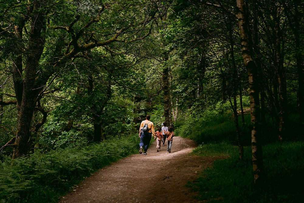 Children exploring with kids zone