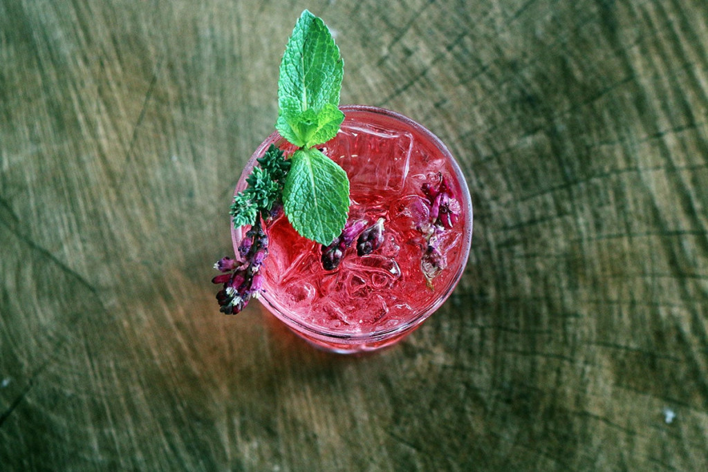 flowering current cordial drink