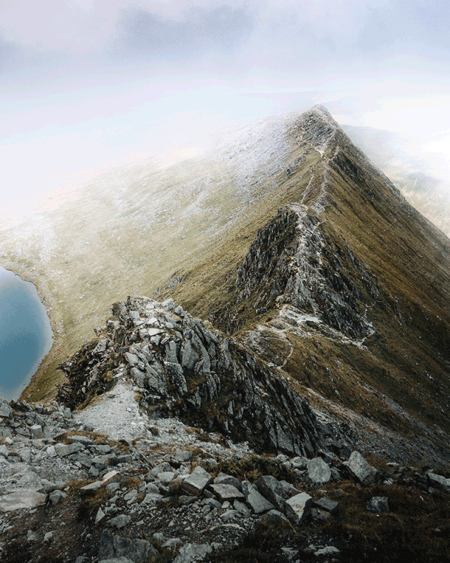 Helvellyn striding edge