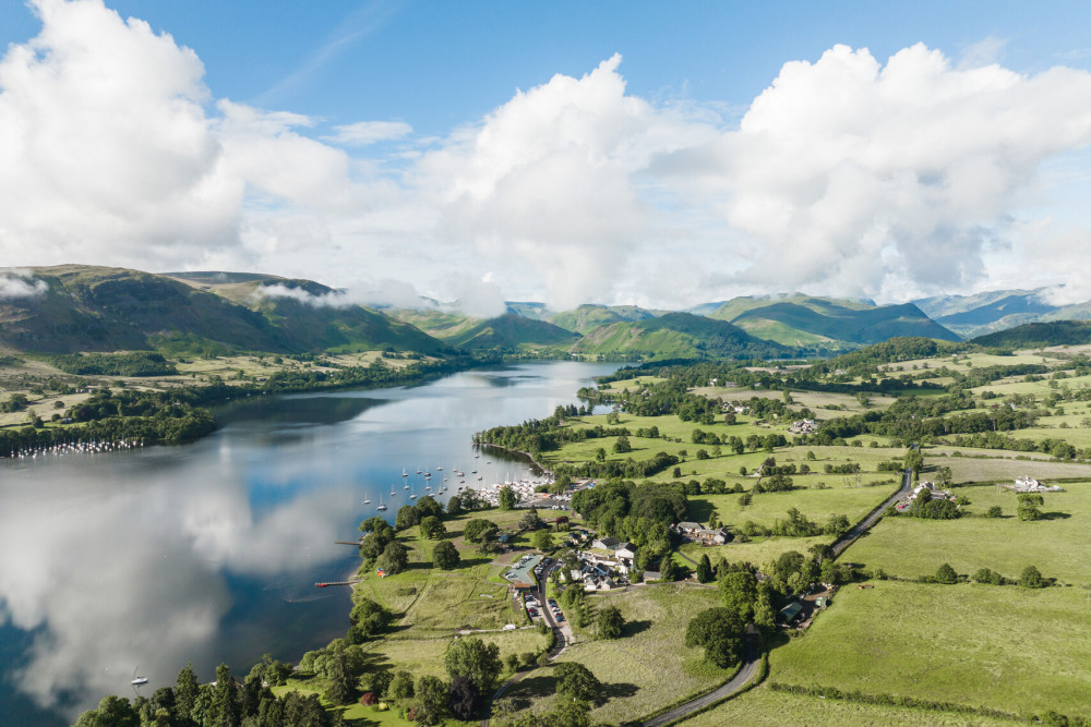 Another Place, The Lake aerial shot