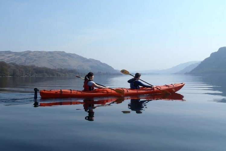 Kayaking on Ullswater