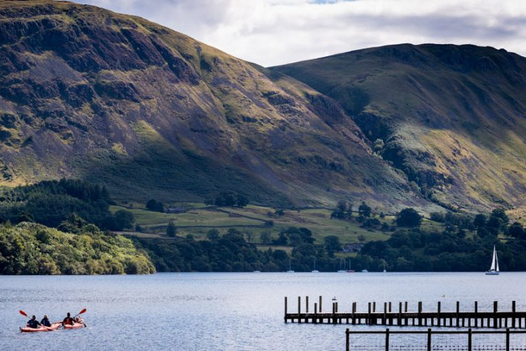 Kayaking on Ullswater