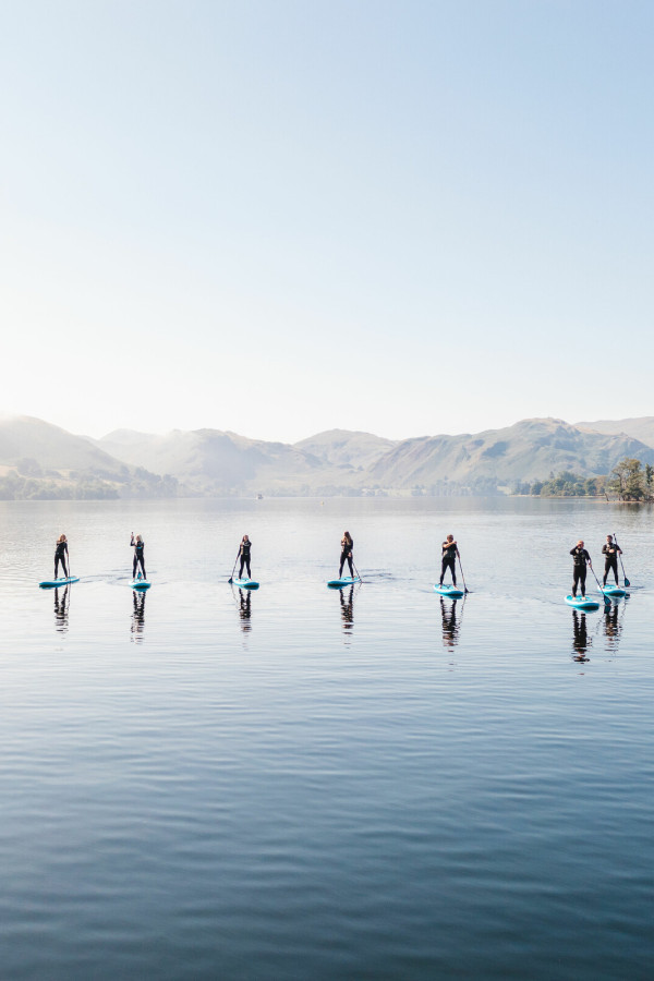 Paddleboarding at Another Place, The Lake