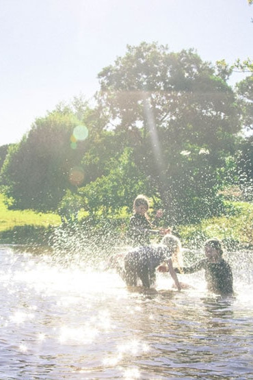 Family lake activities