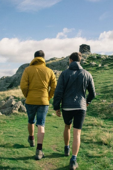 Walking the lake district Helvellyn