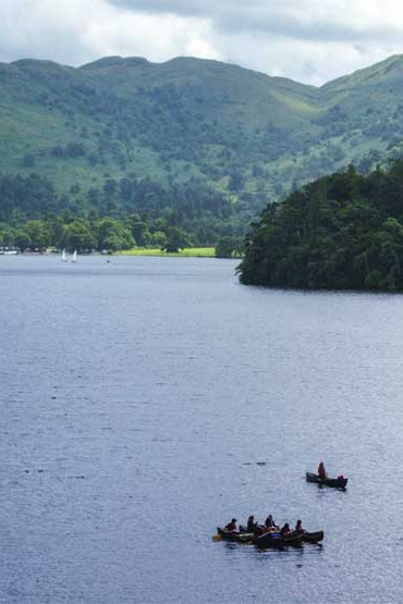 Kayaking on the lake