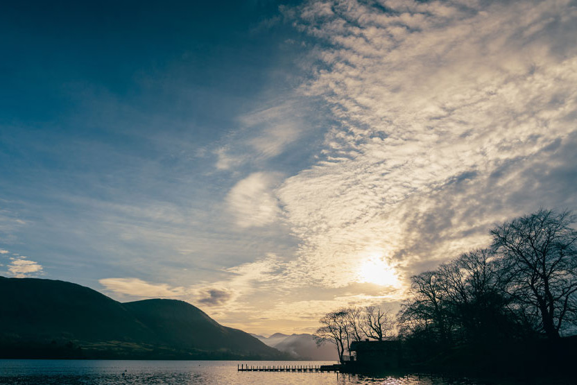 View over Ullswater lake