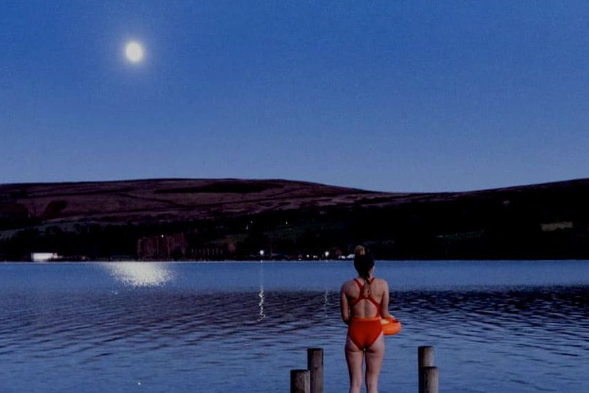 Swim under a full moon