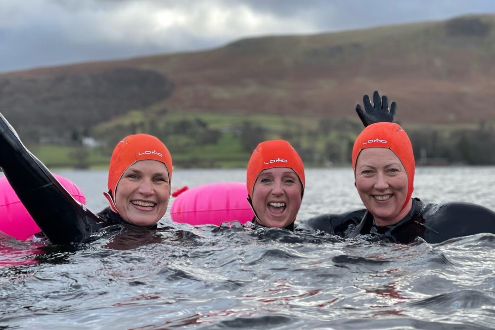 Winter wild swim break