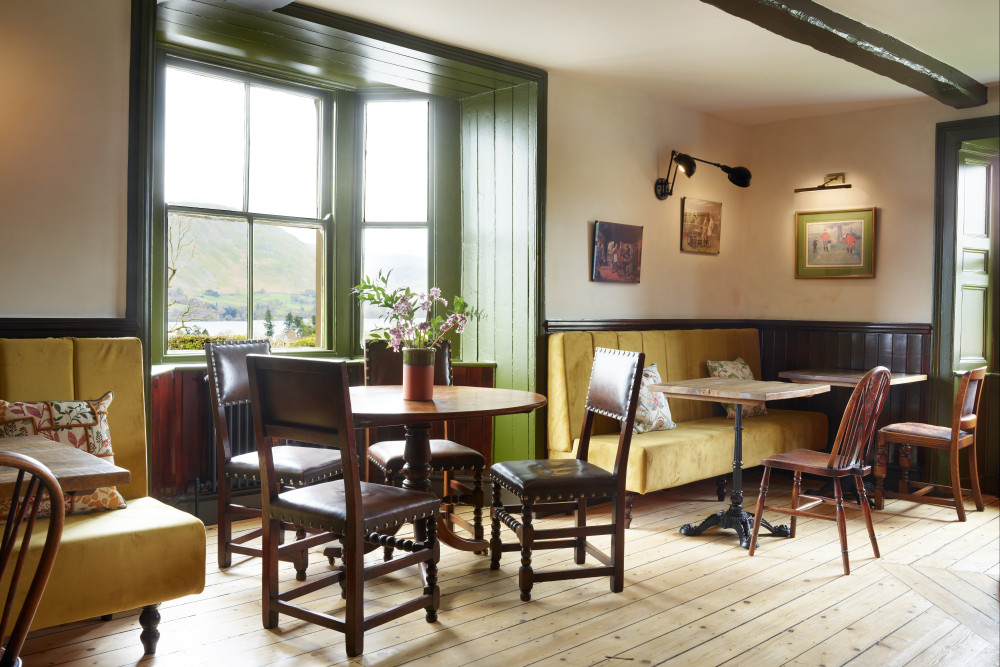 Brackenrigg Inn dining area window view