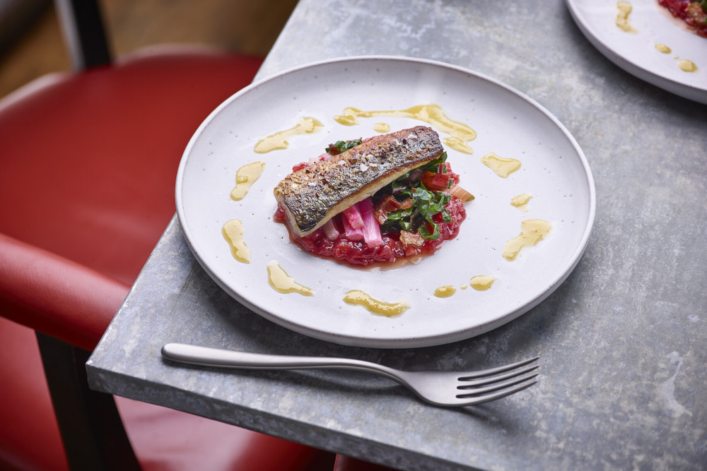 Rampsbeck chard-cured mackerel