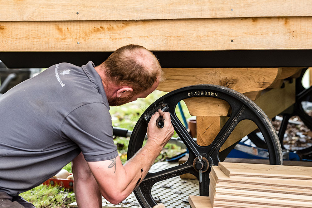 Blackdown Rachel Bragg photography wheel paint