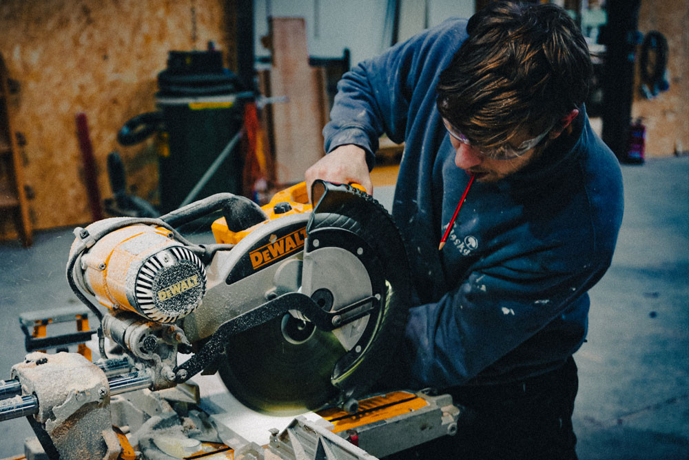 backdown shepherd huts carpentry