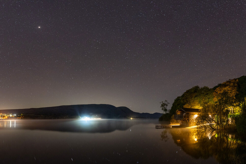 ullswater boathouse stargazing