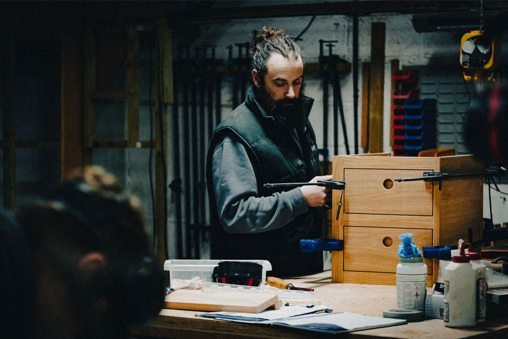 blackdown shepherd hut joiner