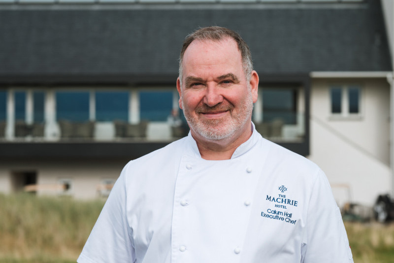 Calum Hall, head chef at Another Place, The Machrie