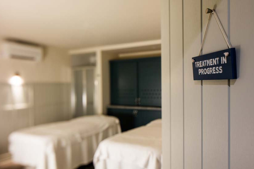 Treatment in progress sign