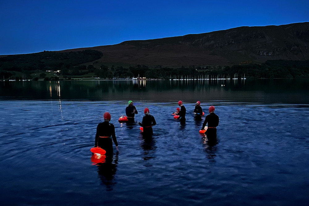 Stargazing night swim at Another Place