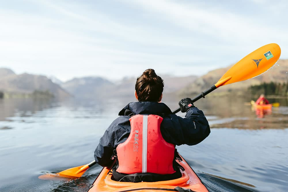 Kayaking boarding ullswater